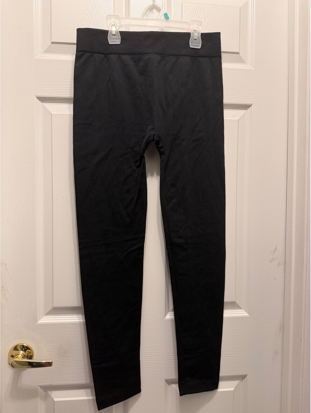Time And Tru Black Fleece Lined Leggings XXL